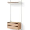 New Works Wardrobe Shelf Cabinet w. Drawers fra> Tøjstativer|Entrémøbler