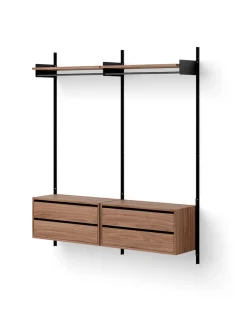 New Works Wardrobe Shelf Cabinets w. Drawers fra> Entrémøbler