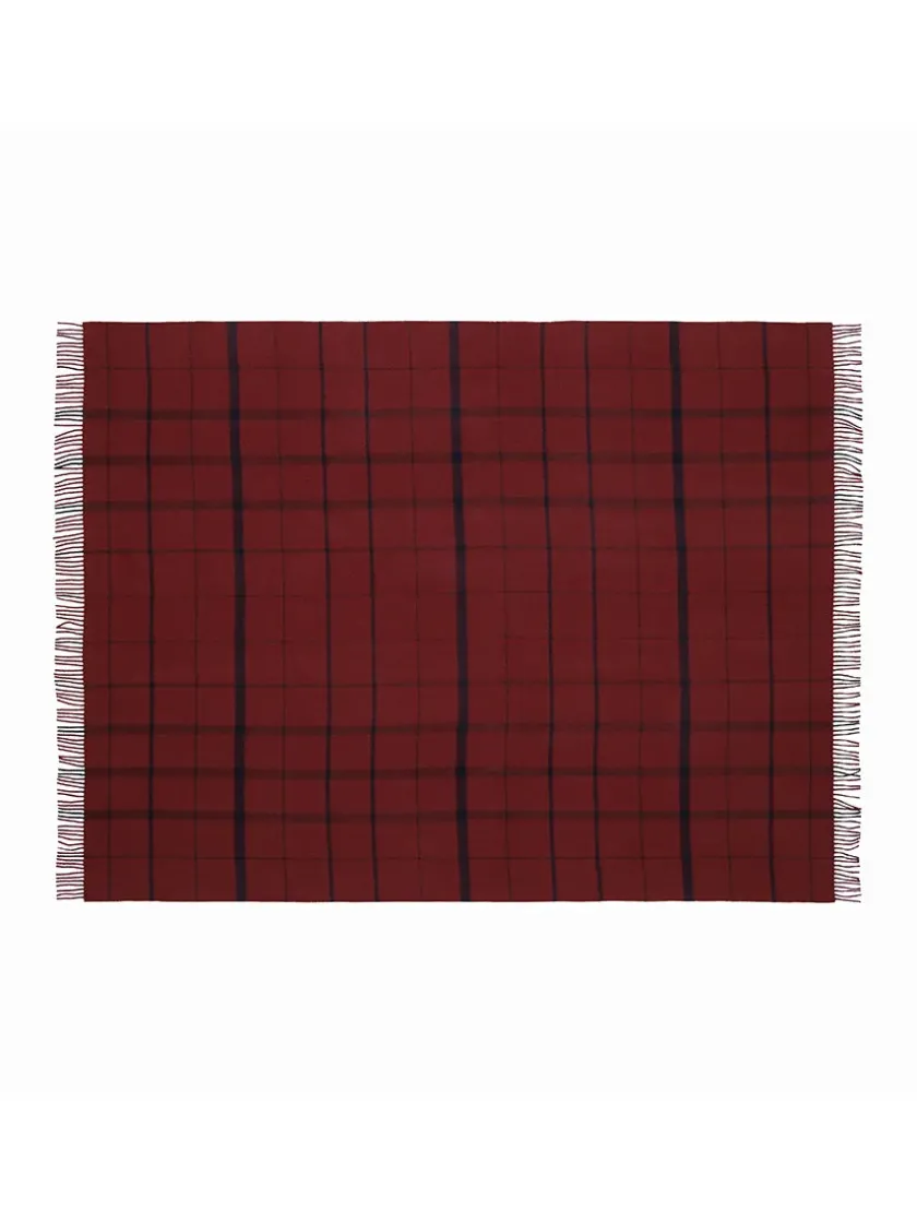 Silkeborg Uldspinderi Warp & Weft Plaid, chamomile/mustard fra> Puder Og Plaider