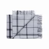 Silkeborg Uldspinderi Warp & Weft Plaid, concrete/midnight fra> Puder Og Plaider