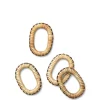 Ferm Living Weave Napkin Rings, sæt á 4 stk. fra> Service