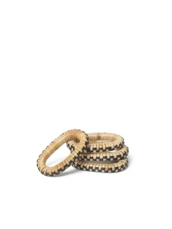 Ferm Living Weave Napkin Rings, sæt á 4 stk. fra><noscript><img width=