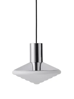 LEO Objects Whipped Pendant Lamp, all chrome fra> Spots|Pendler