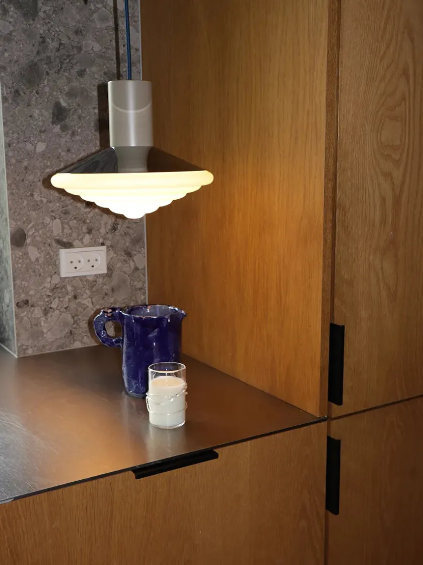 LEO Objects Whipped Pendant Lamp, all chrome fra> Spots|Pendler