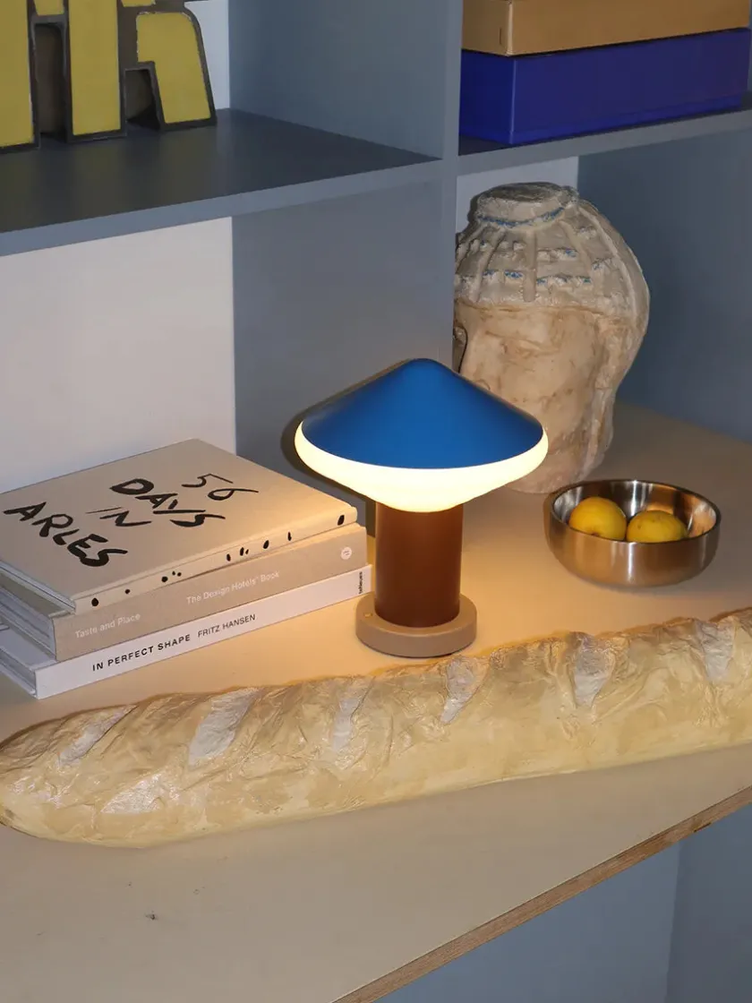 LEO Objects Whipped Portable Table Lamp, luminous orange fra> Gaver Til Ham|Portable Lamper