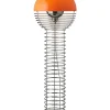 Verpan Wire Gulvlampe, orange af Verner Panton> Gulvlamper|Spots