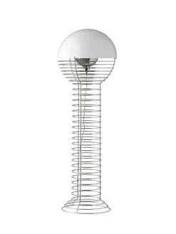 Verpan Wire Gulvlampe, orange af Verner Panton><noscript><img width=