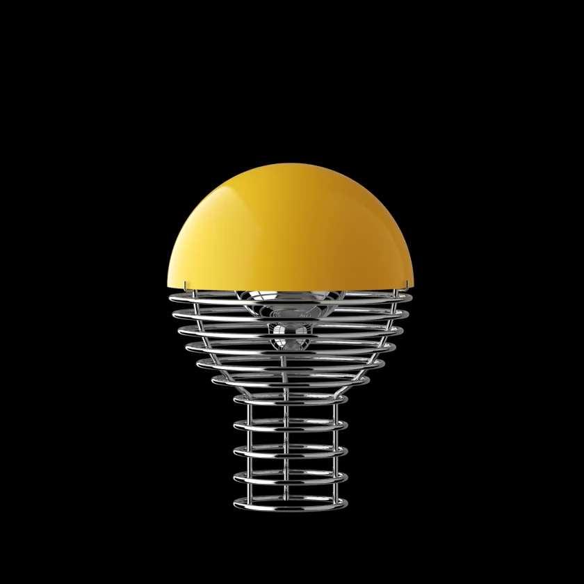 Verpan Wire portable bordlampe, Ø18 af Verner Panton> Portable Lamper|Spots
