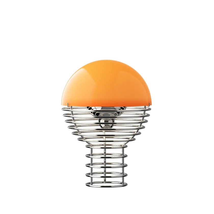 Verpan Wire portable bordlampe, Ø18 af Verner Panton> Portable Lamper|Spots