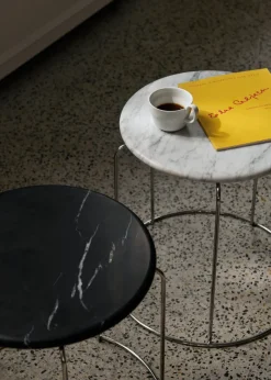 &Tradition Wire Stool Marble Top VP11 af Verner Panton> Gaver Til Ham|Tilbehør Til Borde