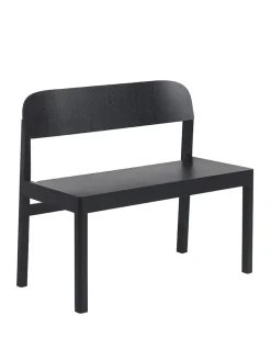 Muuto Workshop Bench, black fra> Bænke
