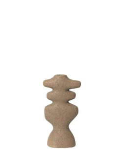 Ferm Living Yara Candle Holder Large, brown spot fra><noscript><img width=