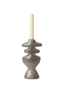 Ferm Living Yara Candle Holder Large, dark sand fra><noscript><img width=