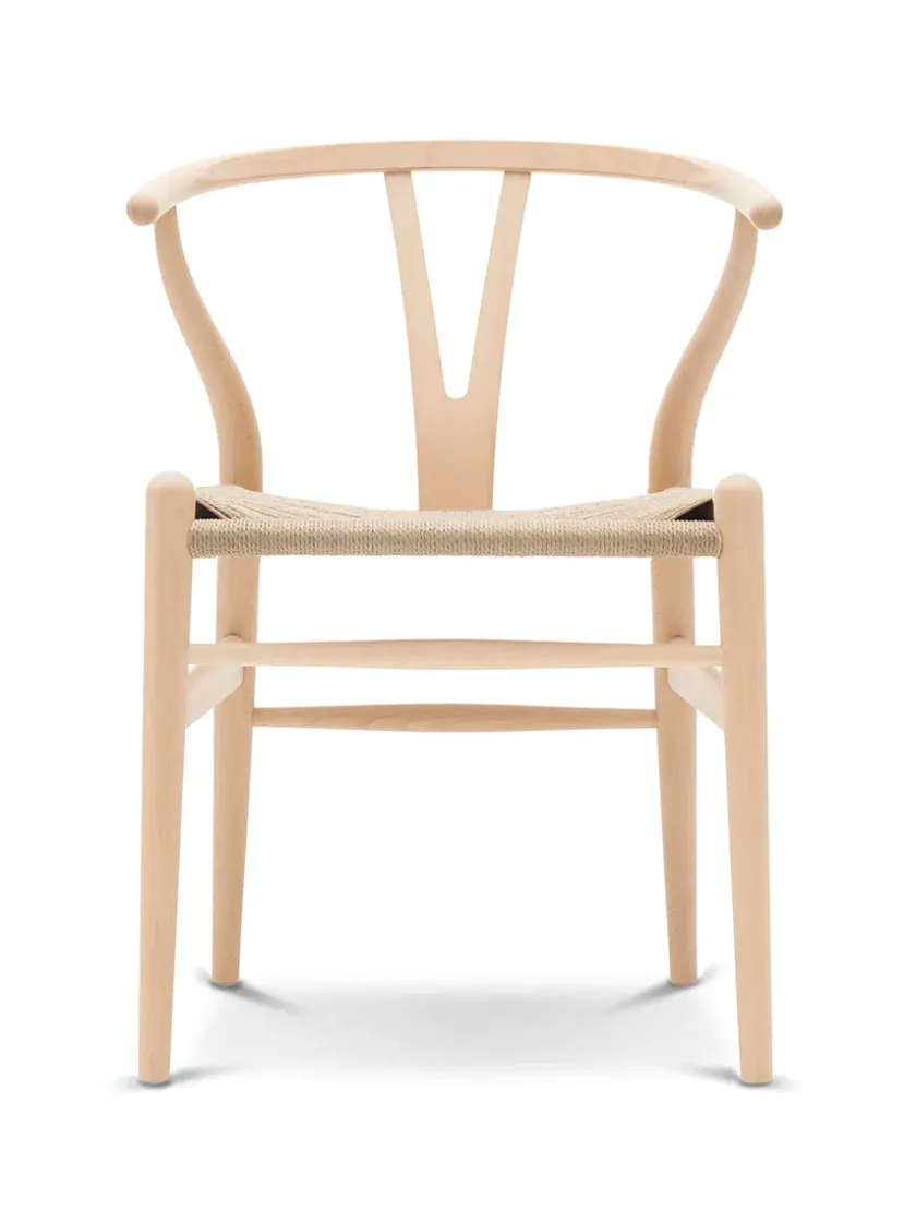 Carl Hansen & Søn Y-stol CH24, Bøg lak af Hans J. Wegner> Spisebordsstole