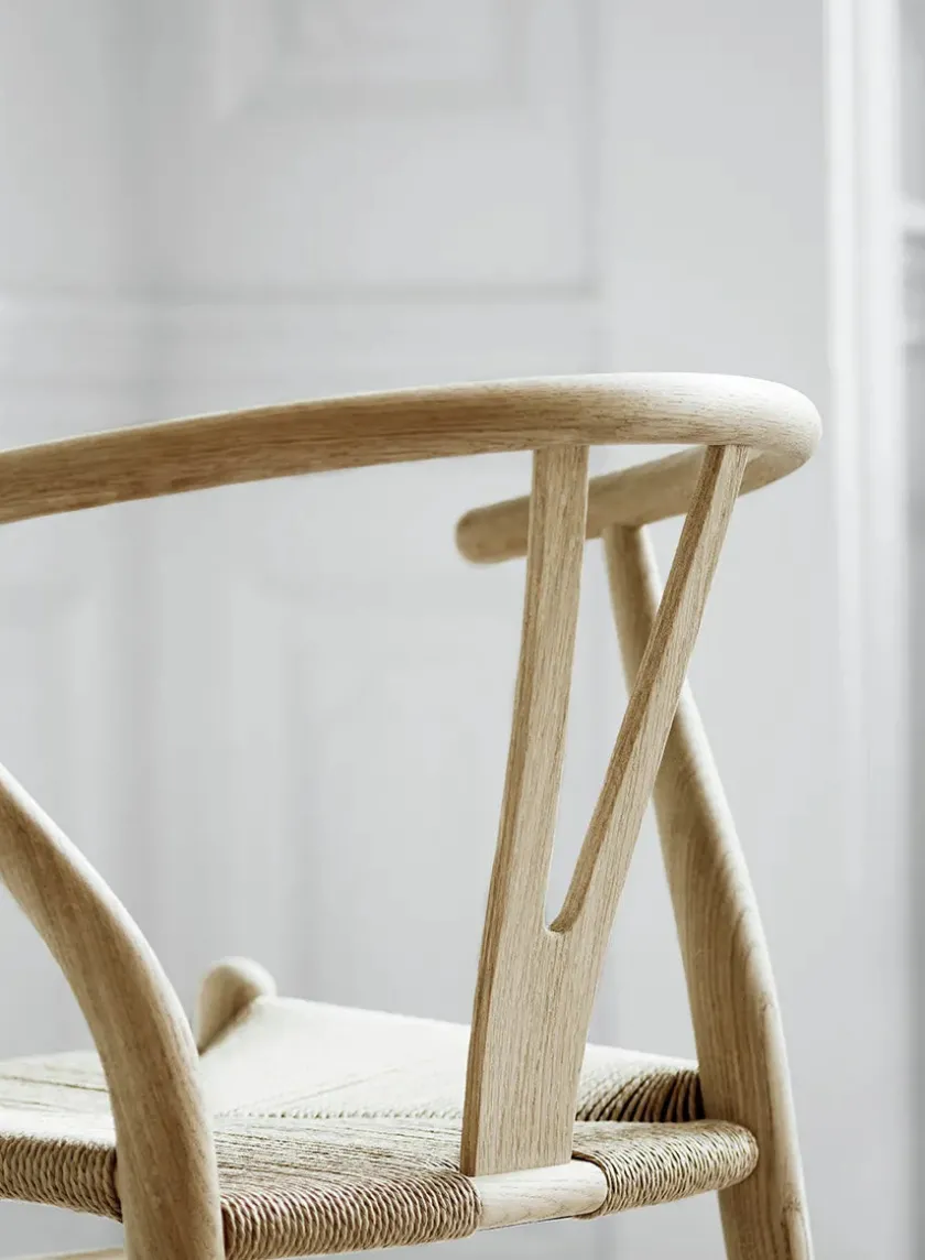Carl Hansen & Søn Y-stol CH24, eg sæbe af Hans J. Wegner> Spisebordsstole