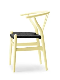 Carl Hansen & Søn Y-stol CH24 Soft Anthracite Grey med sort flet af Hans J. Wegner><noscript><img width=