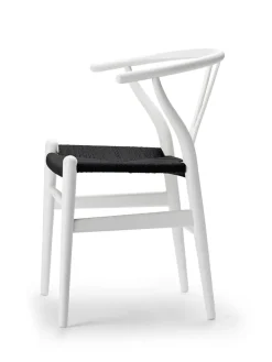 Carl Hansen & Søn Y-stol CH24 Soft Barley med sort flet af Hans J. Wegner><noscript><img width=