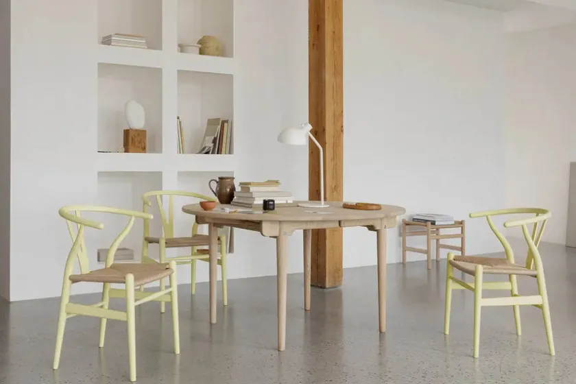 Carl Hansen & Søn Y-stol CH24 Soft Black af Hans J. Wegner> Spisebordsstole