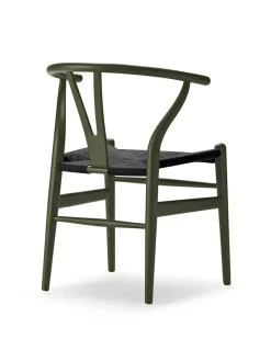 Carl Hansen & Søn Y-stol CH24 Soft Black med sort flet af Hans J. Wegner><noscript><img width=