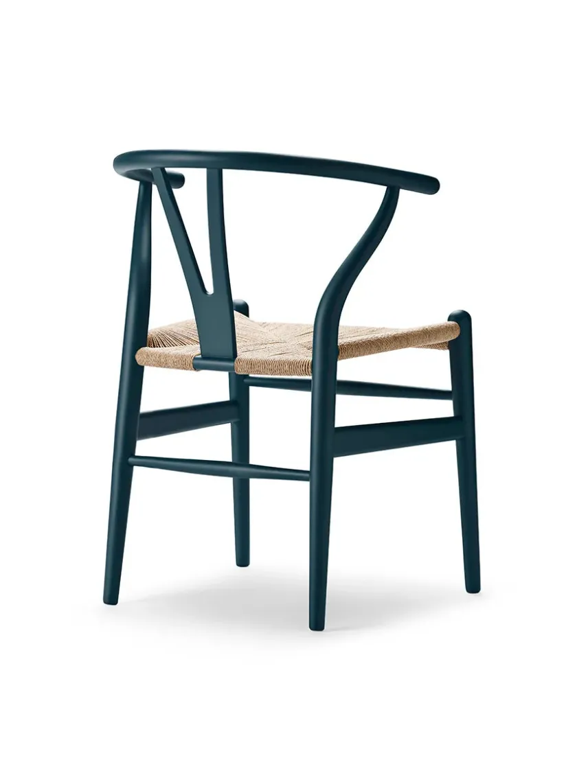 Carl Hansen & Søn Y-stol CH24 Soft Blue af Hans J. Wegner> Spisebordsstole