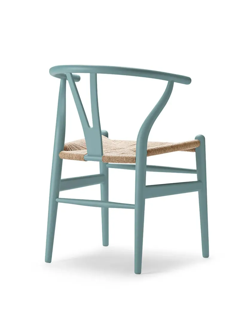 Carl Hansen & Søn Y-stol CH24 Soft Blue af Hans J. Wegner> Spisebordsstole