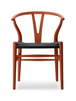 Carl Hansen & Søn Y-stol CH24 Soft Blue med sort flet af Hans J. Wegner><noscript><img width=