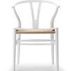 Carl Hansen & Søn Y-stol CH24 Soft Natural White af Hans J. Wegner> Spisebordsstole