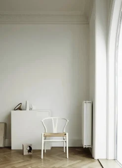 Carl Hansen & Søn Y-stol CH24 Soft Natural White af Hans J. Wegner> Spisebordsstole