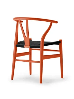 Carl Hansen & Søn Y-stol CH24 Soft Pewter med sort flet af Hans J. Wegner><noscript><img width=