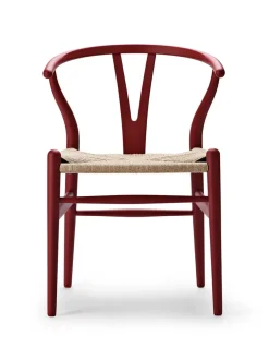 Carl Hansen & Søn Y-stol CH24 Soft Red Brown af Hans J. Wegner> Spisebordsstole