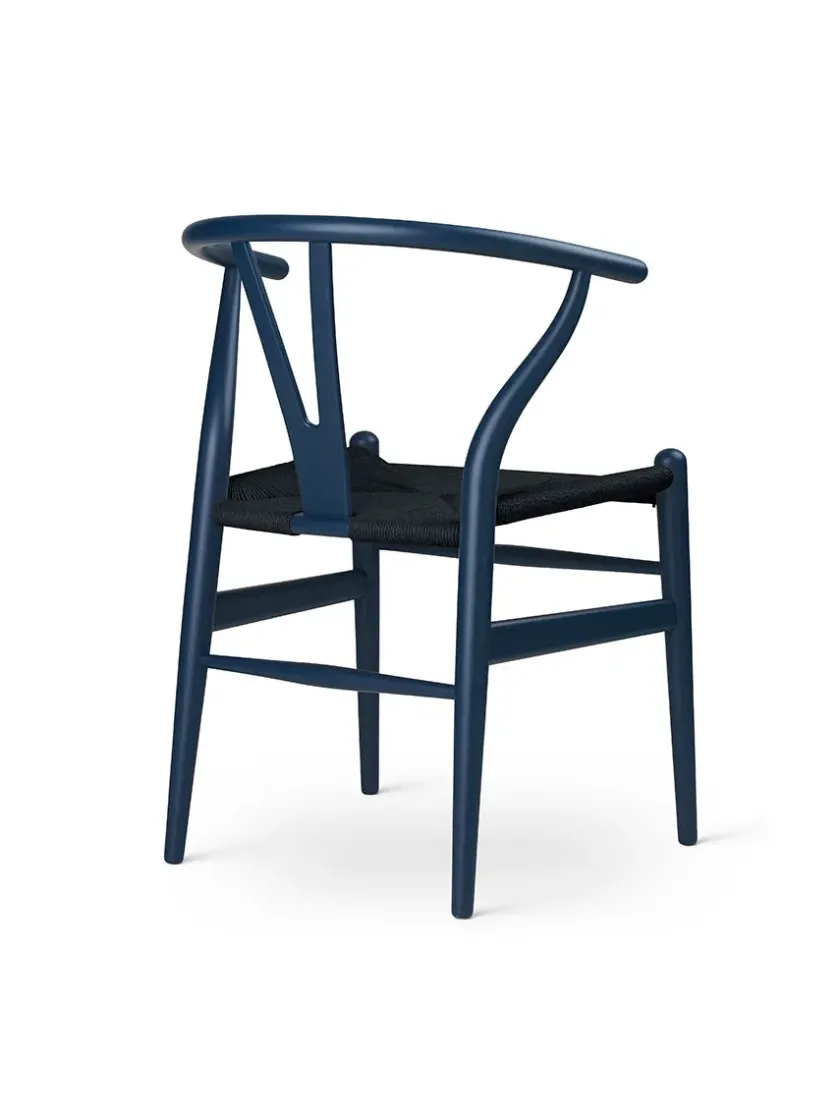 Carl Hansen & Søn Y-stol CH24 Soft Seaweed med sort flet af Hans J. Wegner> Spisebordsstole