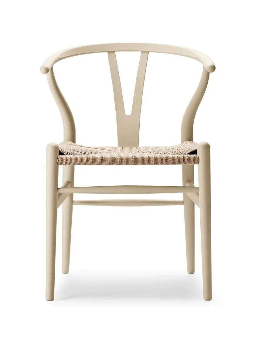Carl Hansen & Søn Y-stol CH24 Soft Silver Grey af Hans J. Wegner> Spisebordsstole