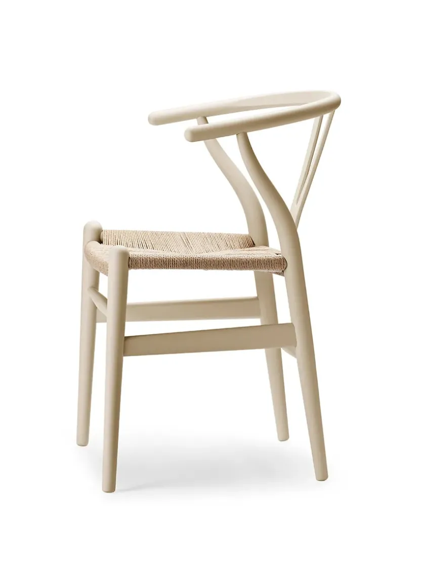 Carl Hansen & Søn Y-stol CH24 Soft Silver Grey af Hans J. Wegner> Spisebordsstole