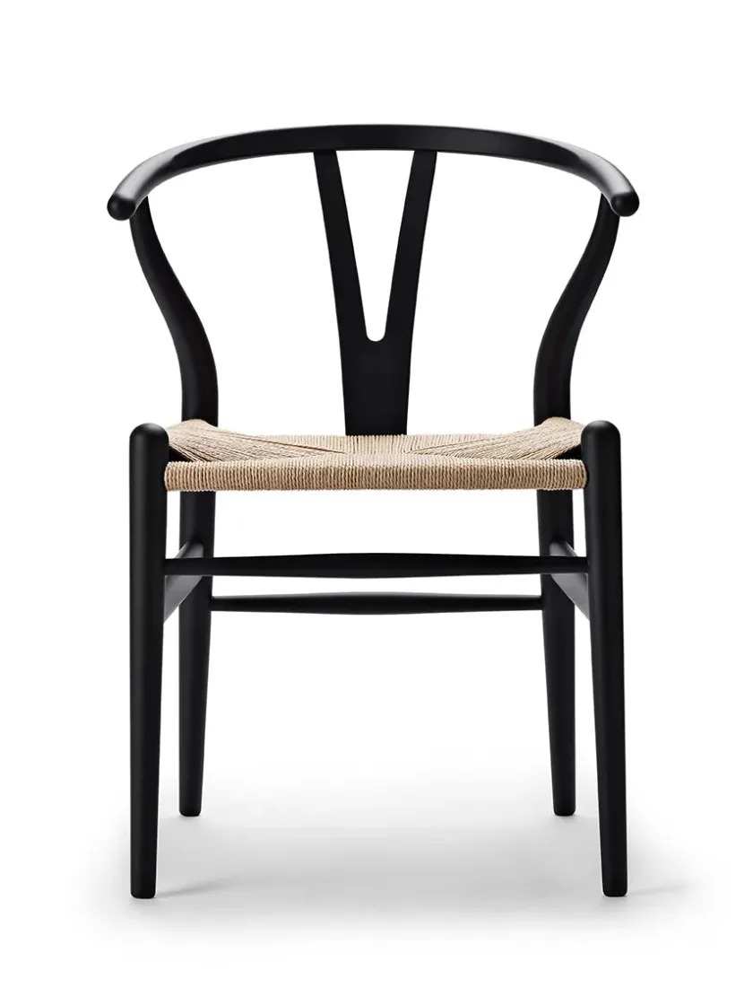 Carl Hansen & Søn Y-stol CH24 Soft Silver Grey af Hans J. Wegner> Spisebordsstole