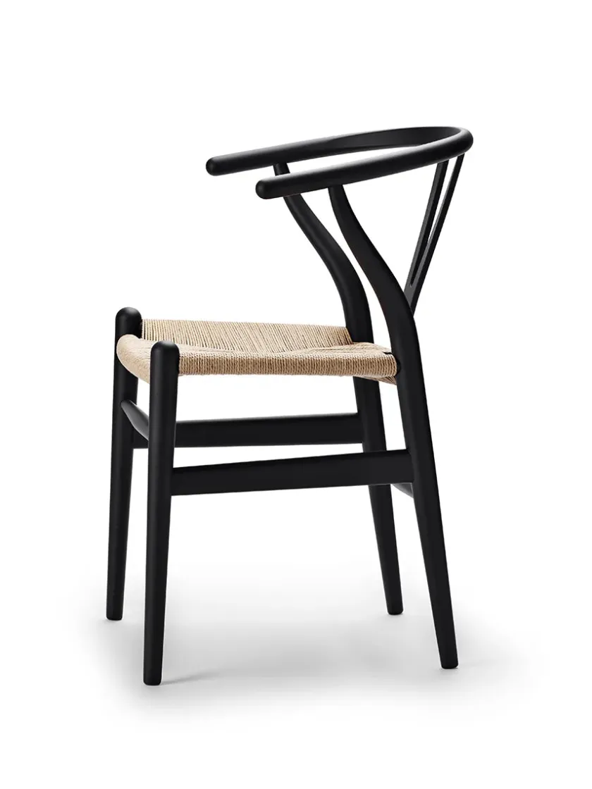 Carl Hansen & Søn Y-stol CH24 Soft Silver Grey af Hans J. Wegner> Spisebordsstole