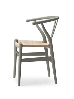 Carl Hansen & Søn Y-stol CH24 Soft Silver Grey af Hans J. Wegner><noscript><img width=