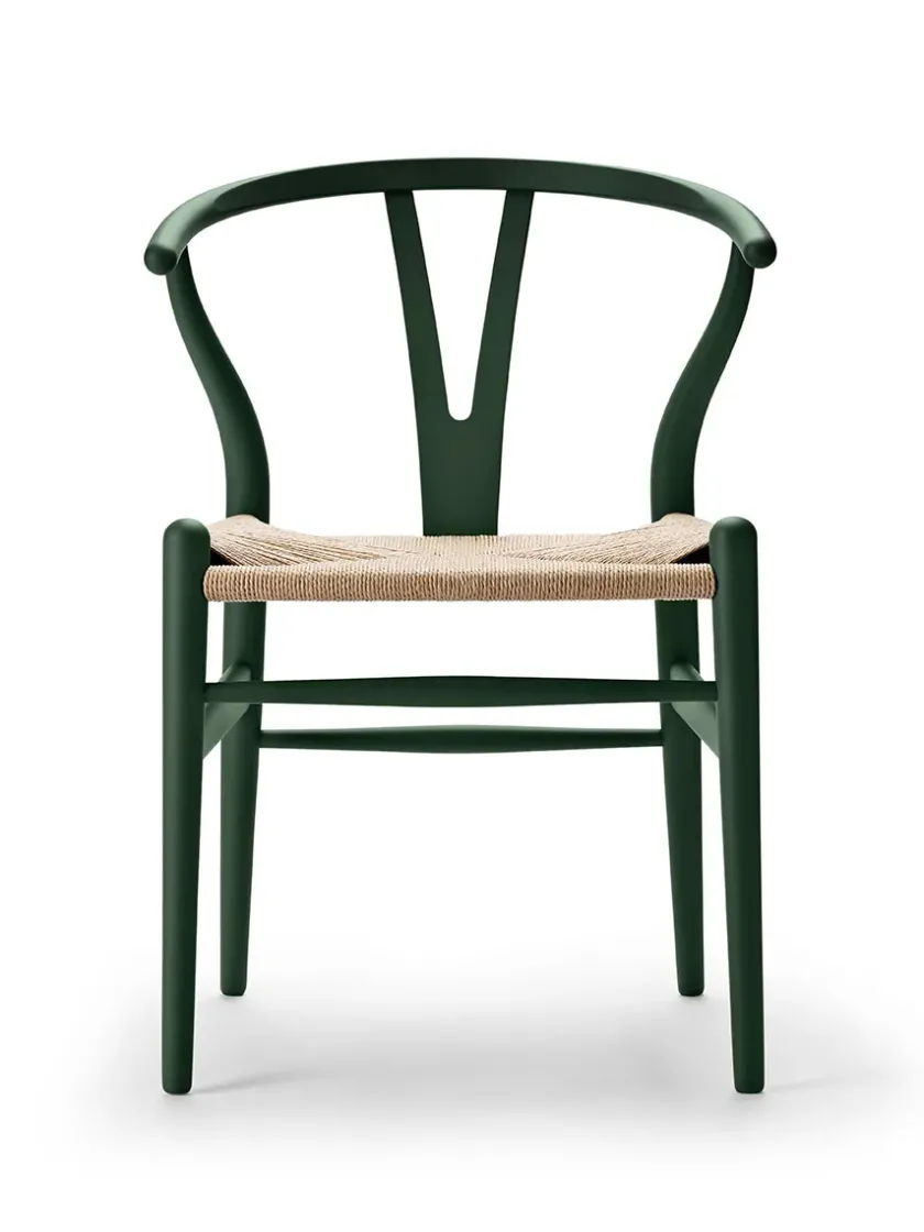 Carl Hansen & Søn Y-stol CH24 Soft Silver Grey af Hans J. Wegner> Spisebordsstole
