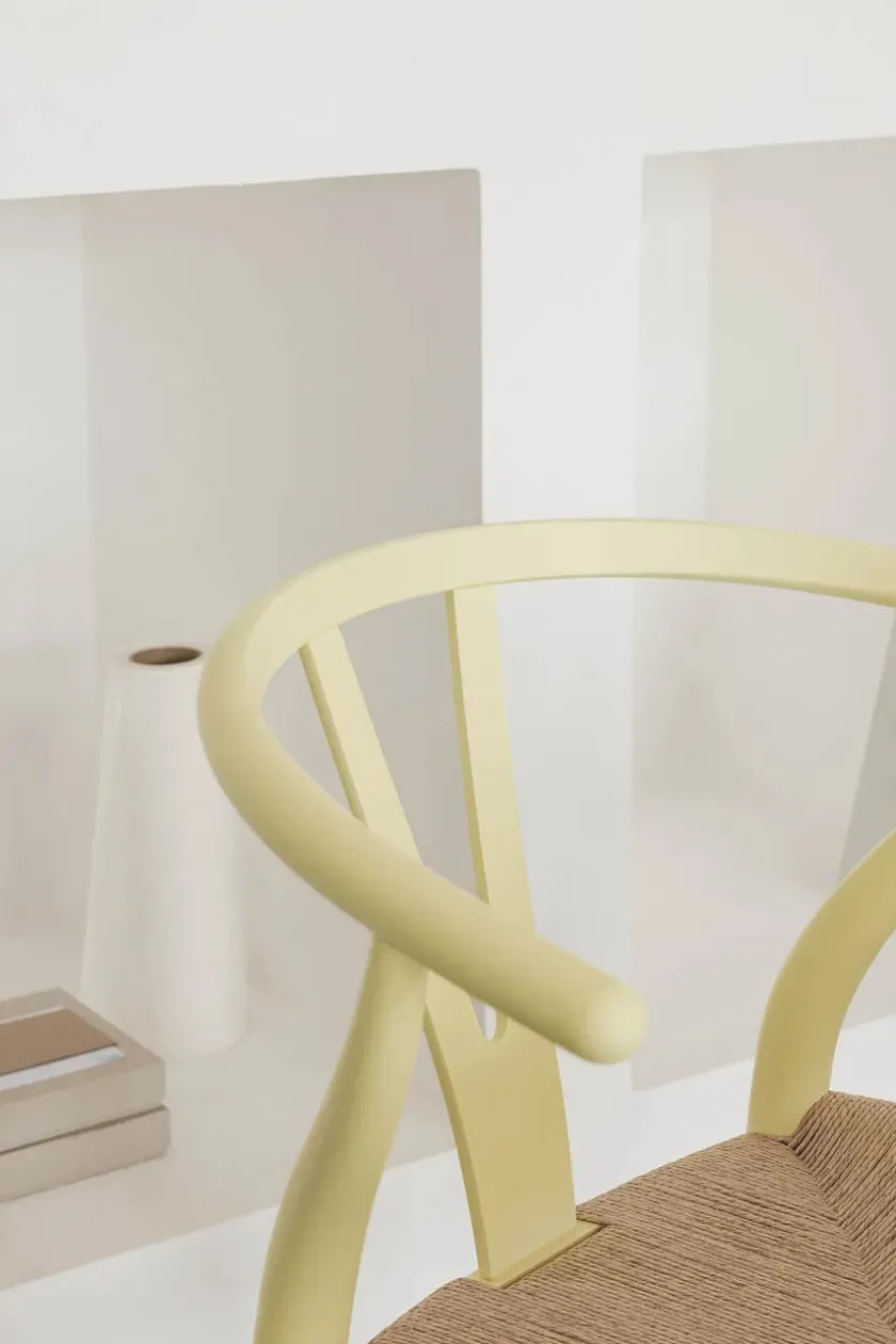 Carl Hansen & Søn Y-stol CH24 Soft Silver Grey af Hans J. Wegner> Spisebordsstole