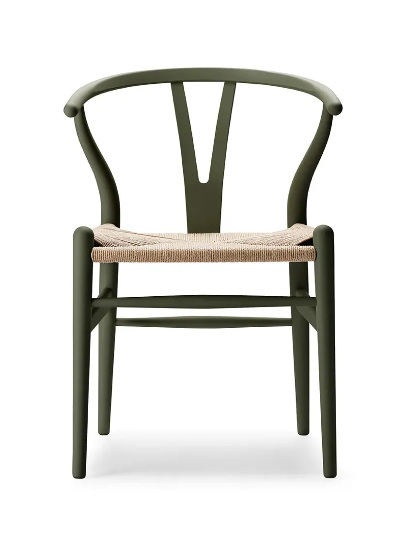 Carl Hansen & Søn Y-stol CH24 Soft Silver Grey af Hans J. Wegner> Spisebordsstole