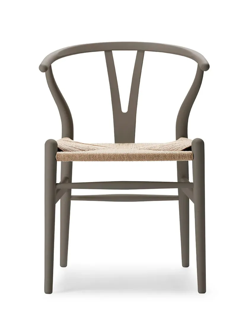 Carl Hansen & Søn Y-stol CH24 Soft Silver Grey af Hans J. Wegner> Spisebordsstole