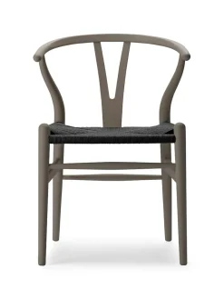 Carl Hansen & Søn Y-stol CH24 Soft Terracotta med sort flet af Hans J. Wegner><noscript><img width=