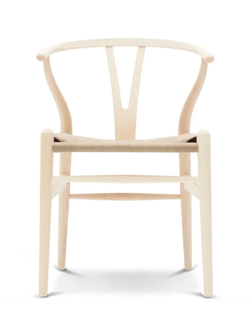 Carl Hansen & Søn Y-stol CH24, sort ask af Hans J. Wegner> Spisebordsstole