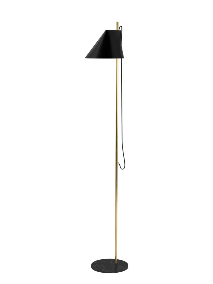 Louis Poulsen Yuh Brass gulvlampe fra> Gulvlamper|Spots